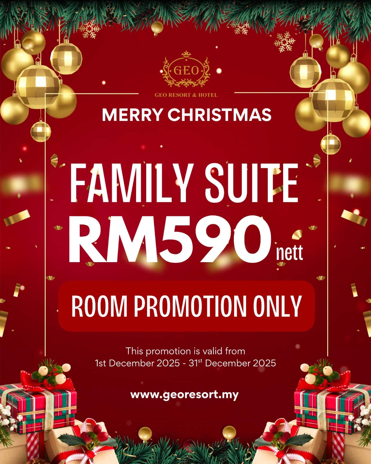 Family Suite Christmas Deal