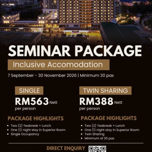 Seminar Package Inclusive Accommodation
